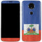 Haiti Flag Distressed Moto E5 Plus Skin